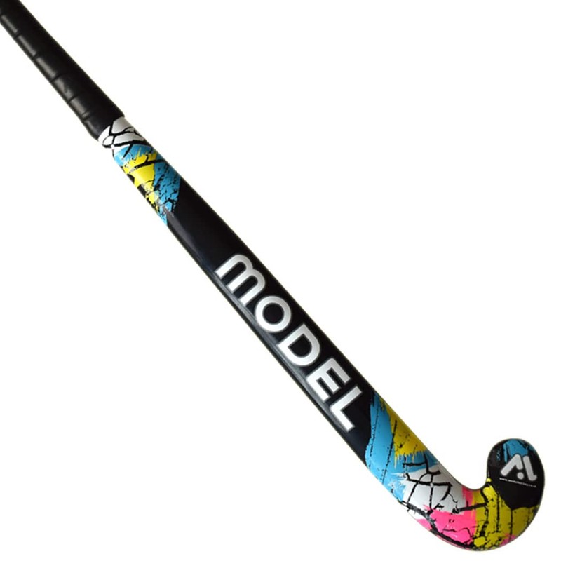 MODEL Junior Hockey Stick Wooden Glass Fiber Reinforced 33"