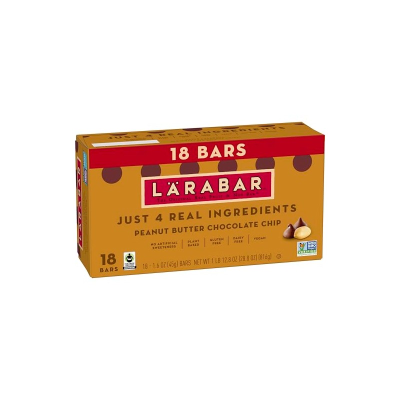 Larabar Peanut Butter Chocolate Chip, Fruit and Nut Bars, Gluten