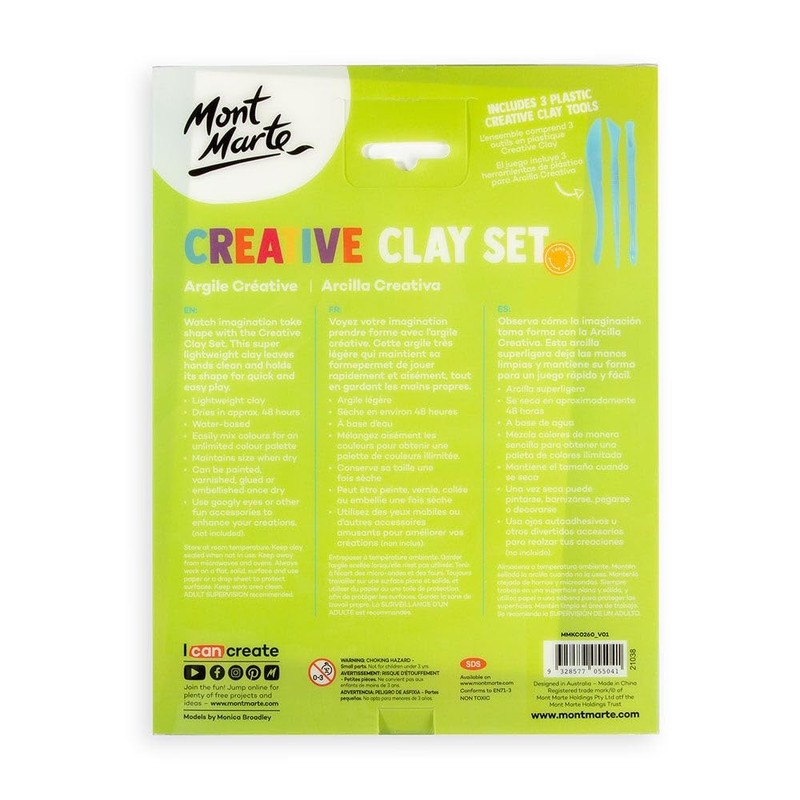Mont Marte Creative Clay Set (27-Pieces)