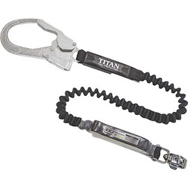 Titan HL-EB New Standard Crash Control Equipment EXJ Single Black Lanyard for EXJ Harness
