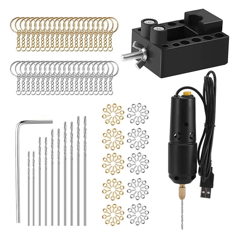 Drill Set Resin Electric Mini Drill with 10pcs Drills Bits