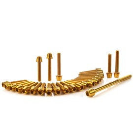 Z900RS/CAFE Engine Cover Bolt Set of 27 Tapered Shell Head Gold