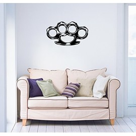 Brass Knuckles- Wall Decal 24 Inches