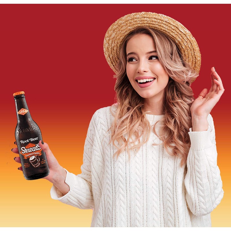 Stewart's Root Beer (12 bottles)