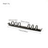 OEAYA 1Pcs Metal A6 Notebook 20mm 6-Hole Ring Binder Mechanisms
