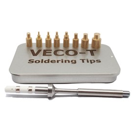 Heat Set Insert Tool,Soldering Iron Tips Come with Thread inserts M2 M2.5 M3 M4 M5 M6 M8,Compatibe with TS100 TS101 Soldering iron,3D Printing Tools