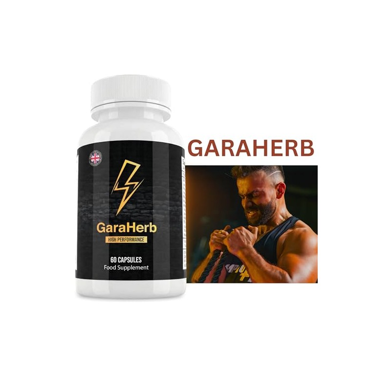 GaraHerb High Performance 60 Capsules | Natural Ingredients | Food