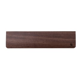 Wooden Wrist Rest Pad, 12.8" Compact Ergonomic Walnut Wood Hand Wrist Rest for 60% Keyboard & 75% Mechanical Keyboard, Non-Slip Palm Pad for Comfortable Typing and Playing - Size: 75%