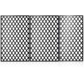 Hiorucet BAC367 HDW194 Grill Grates for Traeger Pro Series 34, Traeger Texas Elite Pellet Grill 34, Century 885, Texas Elite 34, Century 34, Texas Limited Edition, Cast Iron Cooking Grid Grate 3 Pack.