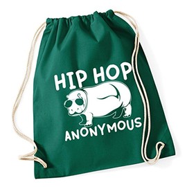 Hippowarehouse Hip hop anonymous Drawstring CottonSchool Gym Bag 37cm x 46cm, 12 litres