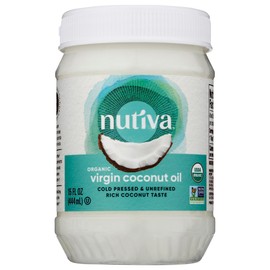 Nutiva, Organic Coconut Oil, Virgin, 15 fl oz (444 ml) (Pack of 2)