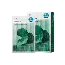Mask pack, fever soothing, hypoallergenic skin care, cooling moisture mask sheet, 10 pieces / 마스크팩 열감 진정 저자극 스킨케어 쿨링 수분 마스크 시트 10개