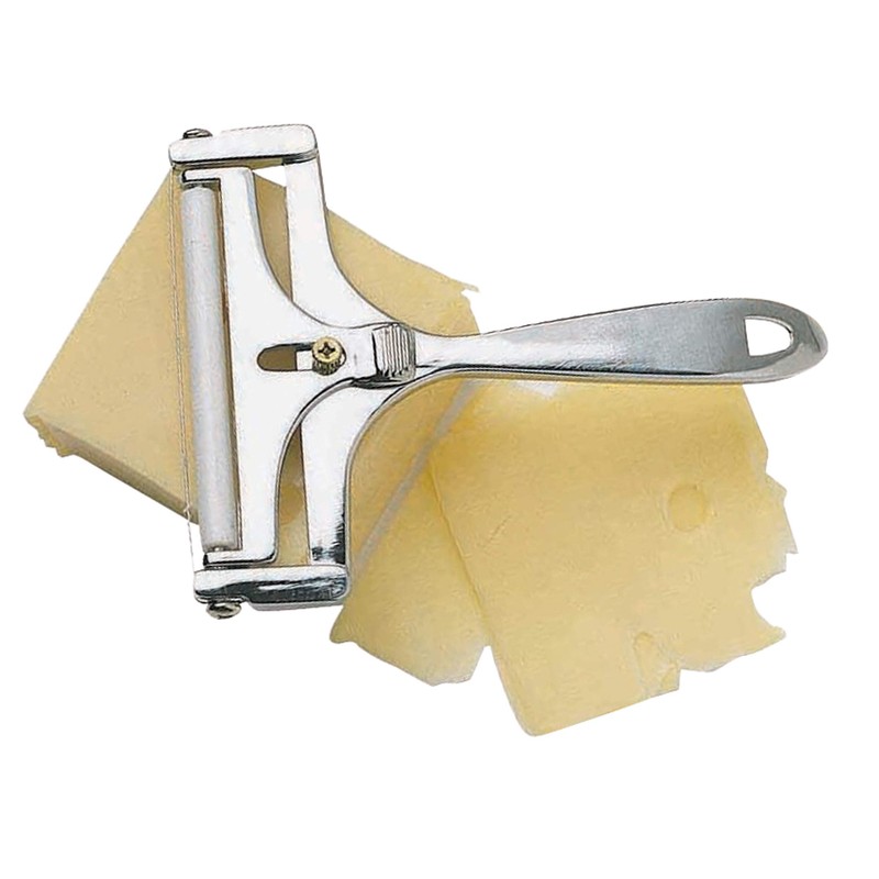 KitchenCraft KCPLANEDL Cheese Slicer with Adjustable Wire, Stainless Steel, 15