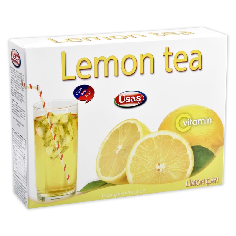 Lemon Flavoured Tea 250g - Instant, Hot or Cold -
