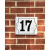 2 Inch Number Stickers for Mailbox, Black Waterproof Number Stickers