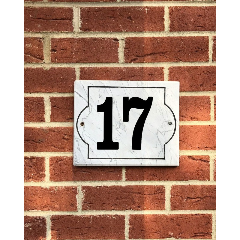 2 Inch Number Stickers for Mailbox, Black Waterproof Number Stickers