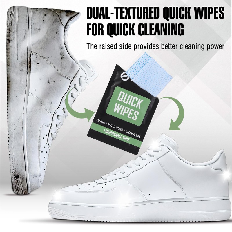 SILVERDEW 33PCS Shoe Cleaning Kit, 8oz Shoe Cleaner, 30 Pack