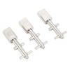 3pcs Toggle Switch Matte Chrome Coating Heavy Duty Toggle Flick
