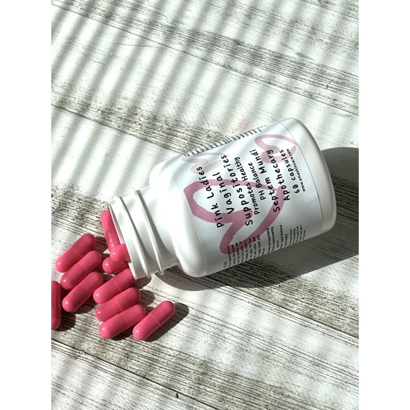 Septem Mundi Apothecary 60 Boric Vaginal Suppository 600Mg Pure Applicator