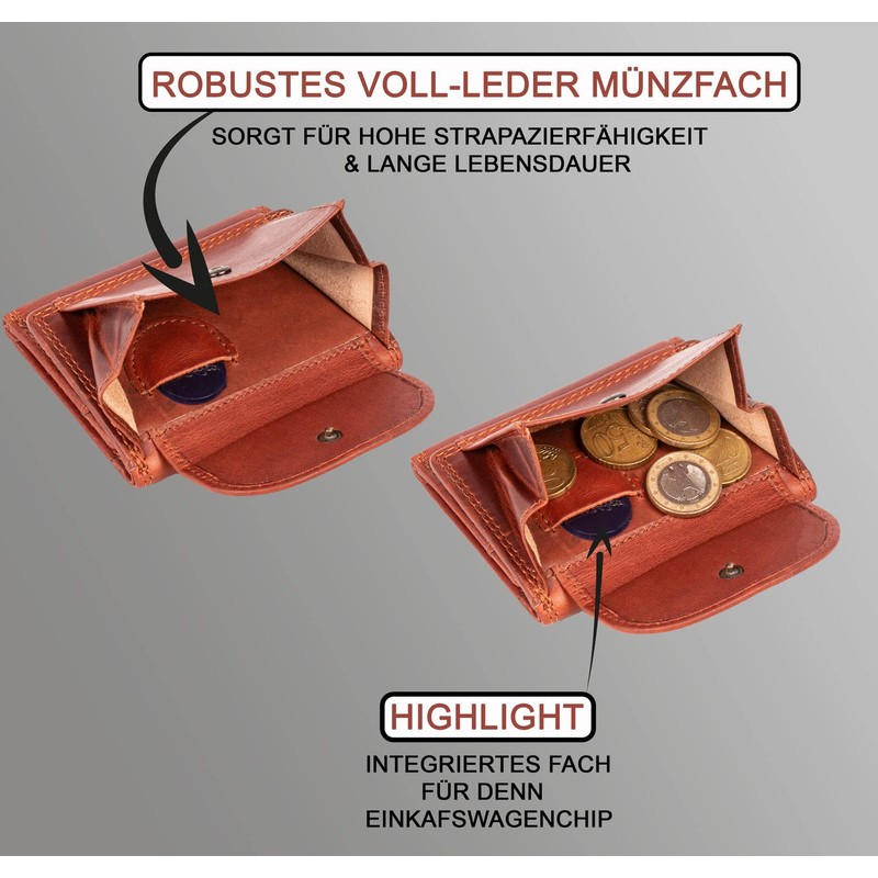 MATADOR 556 Small Mini Purse, Vintage Brown, coin purse