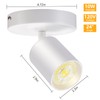 VANoopee Flush Mount LED Ceiling Spotlight Dimmable Adjustable Spotlight Directional