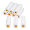 10 PCS 4 inch Foam Paint Roller, Microfiber Naps for