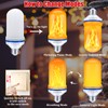 CPPSLEE Upgraded LED Flame Light Bulbs, 4 Modes Flickering Light