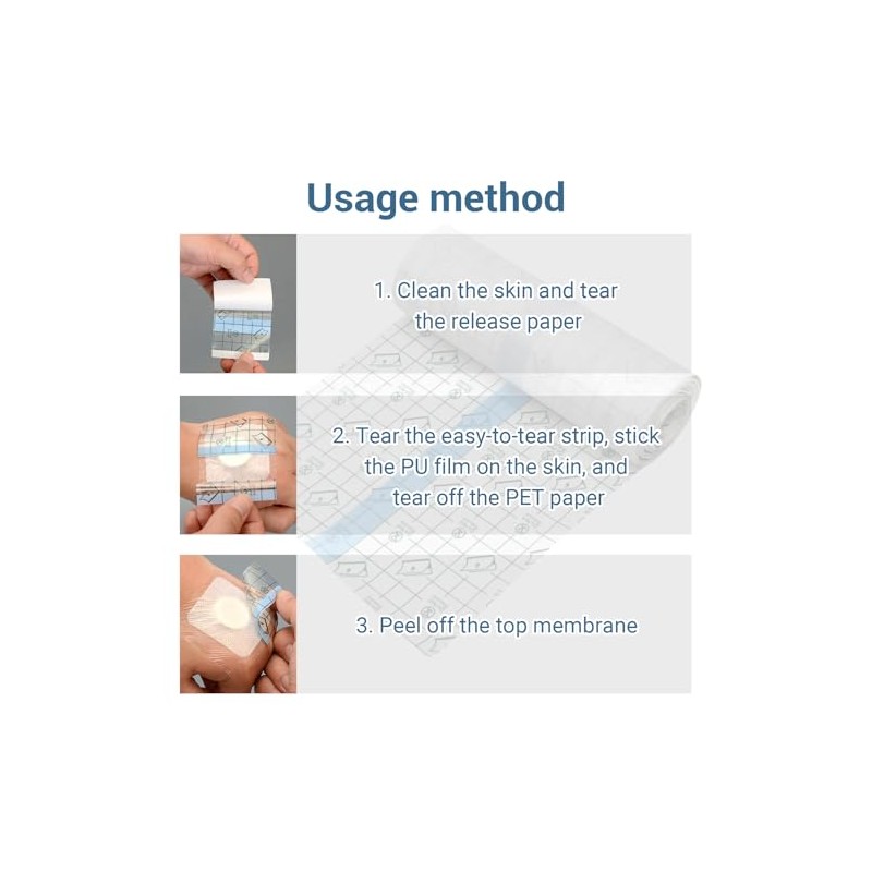 Premium Tattoo Aftercare Bandage - 15cm x 2m Second Skin