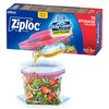 Ziploc Gallon Food Storage Bags, Stay Open Design with Stand-Up