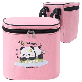 INNAL Children's Bicycle Handlebar Bag (Pink), 21 x 21 x 14 cm, Bicycle Bag for Balance Bike, Tricycle, Scooter