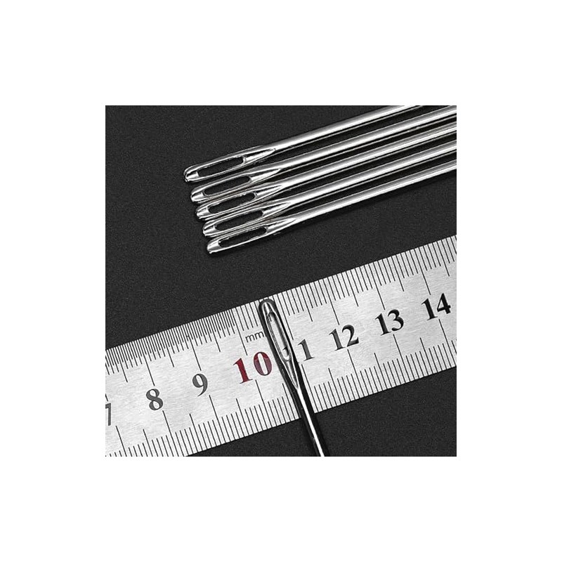 Aguja de tapicería profesional de 4 pulgadas, 3 mm de