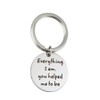 Meiligo Stainless Steel Mum Everything I Am You Helped Me