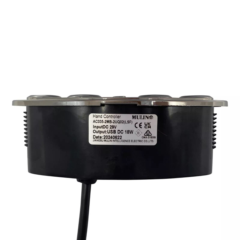 Mulin 5 Button 5 Pin Switch Hand Control Model AC035-2MB(LSF)