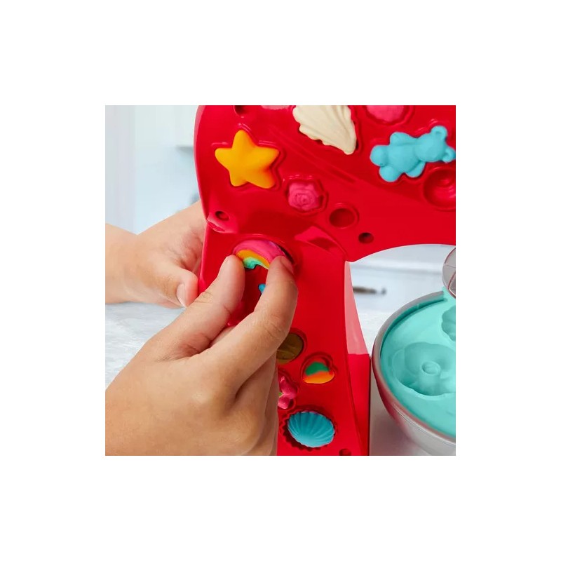 Play-Doh Batidora Mágica Color Rojo Masa Kitchen Creations Batidora Con
