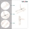 KOTARBAU® Handle Pair 72 mm with Long Plate White for