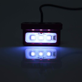 Universal Motorcycl License Plate Tail LED Light for All Motorcycle Brand Models(Black)