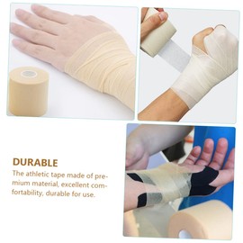Healeved 2rolls Professional Skin Bandage Shock Film for Athletes Reusable Sports Tape Cushioned Protection for Finger and Skin for Badminton and Outdoor Activities