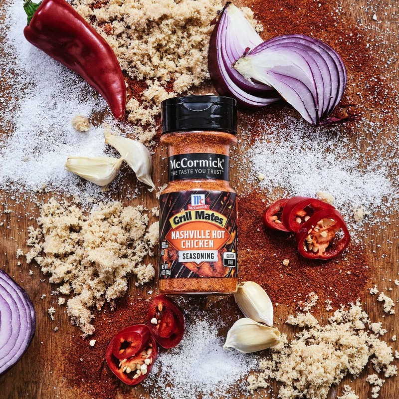McCormick Grill Mates Nashville Hot Chicken Seasoning, 3 oz (Pack