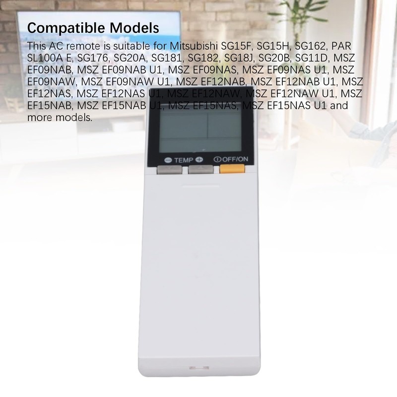 Replacement Remote Control for AC Air Conditioner SG15F, SG15H, SG162,