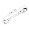 sourcing map 5/8 Inch Flex-Head Ratcheting Combination Wrench SAE 72
