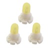 3PCS Air Conditioner Heater Control Back-light Bulb With White Socket,