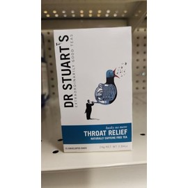 Dr. Stuart's Herbal Teas Throat 15 Tea Bags Each