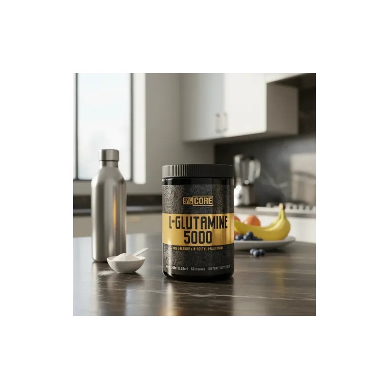 Core 5% L-glutamina 5000 Polvo 500g