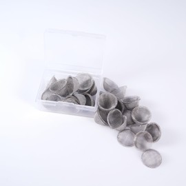 LIVBTS 50PCS 19mm Pipe Screens - Stainless Steel Reusable Gauze Filters for Pipes, Compatible with LIVBTS Glass-A3 Series Pipe