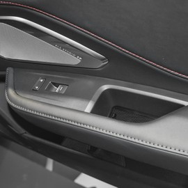 auovo Anti-Dust Mats Compatible with Acura RDX 2019 2020 2021 2022 2023 Door Slot Pad Car Interior Automotive Decoration Center Console Liners Door Liners Cup Holder Liners (16PCS/Set) (Black)