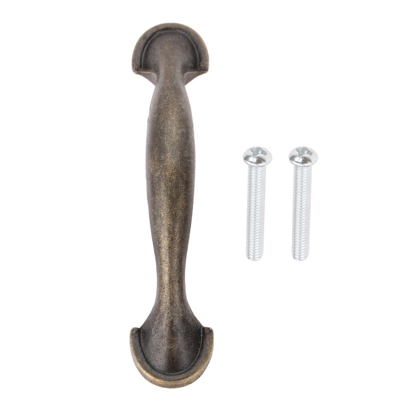 dophee 4Pcs Antique Bronze Cabinet Pulls, Arch Pulls Kitchen Cabinet