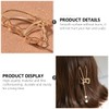 LALAFINA 3pcs Hair Clip Tassel Design Lightweight Hair Accessory for