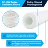 SpiroPure SP-CW20 10x2.5 20 Micron String-Wound Polypropylene Sediment Water Filter