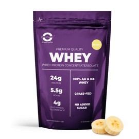 Pure Product Australia Pure Product Australia - Whey Protein Concentrate & Isolate - Premium Grass Fed AU & NZ Whey - 24g Protein per Serve - Non GMO - 2kg (4.4 lbs) - Banana