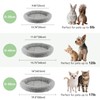 LESYPET Round Cat Bed for Cats Small Dogs, 19'' W×2''